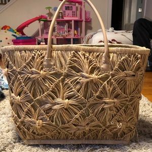 Flora Bella Large Straw Tote